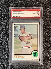 1973 Topps Baseball #228 Bobby Darwin PSA 8