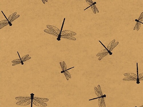 DRAGONFLIES KRAFT Design Tissue Paper Sheets Choose Size & Package Amount - Picture 6 of 6