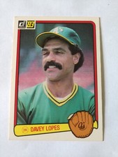 1983 Donruss Davey Lopes Oakland Athletics #339