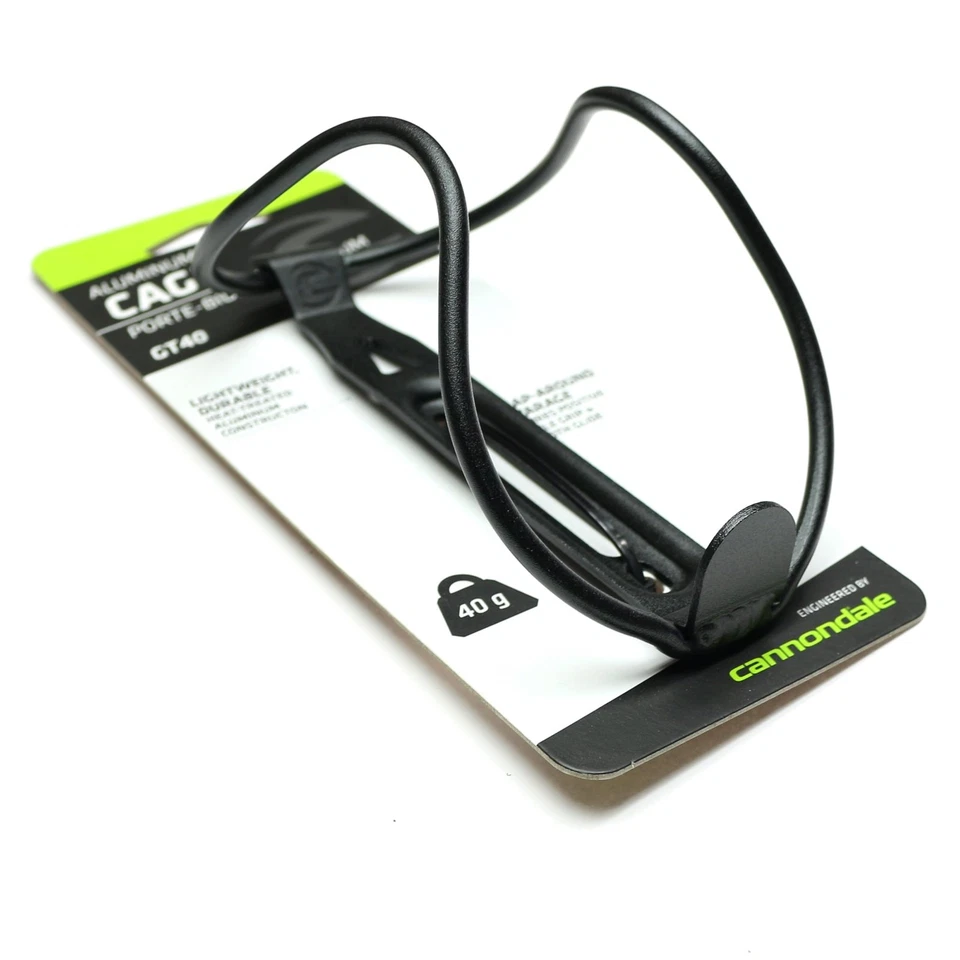 Jaula para botellas de agua de aleación Cannondale GT40 negra CP5400U10OS Foto 3 de 3