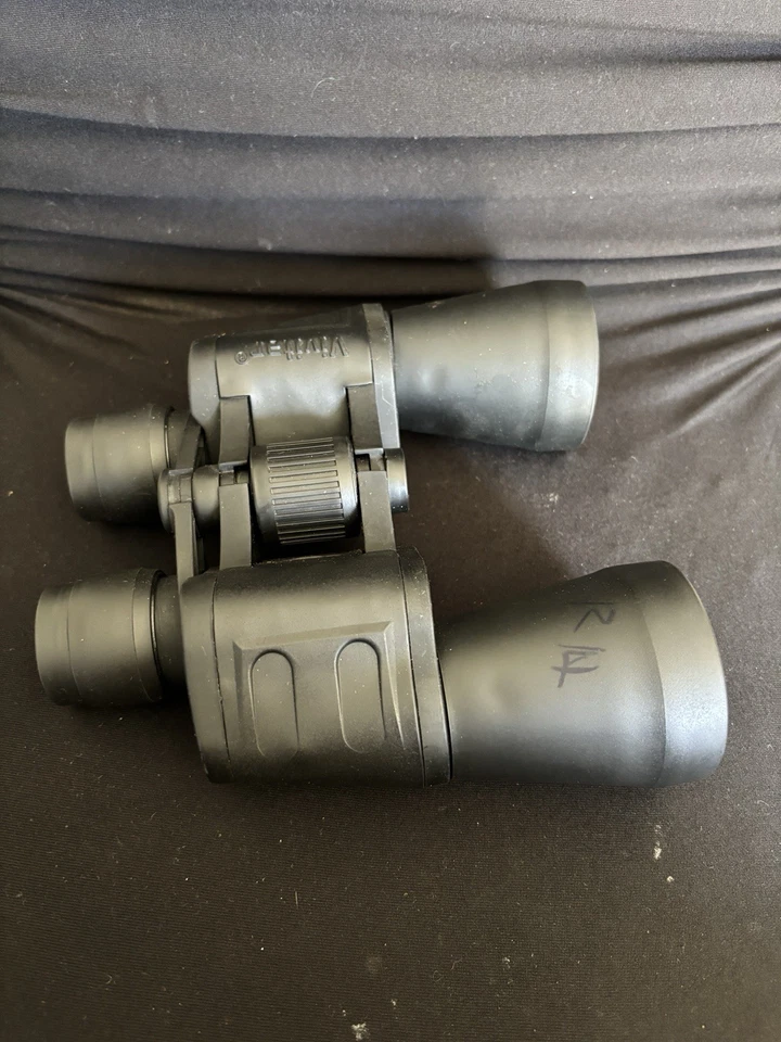 Vivitar Binoculars 7x50 UV Coated Optics w/ Case Tactical Black Wide View Field - Image 4 of 4