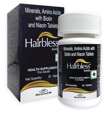Mankind Pharma Hairbless 30 Table for hair growth