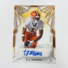 TJ Moore 2025 Leaf Trinity Clear Acetate Bronze RC Auto 23/50 HY 191