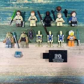 LEGO Star Wars Phantom Menace Set Lot 7929 75169 75258 7126 Droid Podracer Maul 