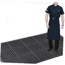  83"x 36" Commercial Anti-Fatigue Drainage Rubber Mat Roll Non-Slip Rubber 