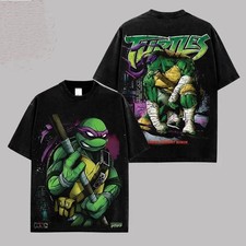 Mutant Ninja Turtles Retro 90s Vintage T-Shirt Graphic Tee Cotton Gift