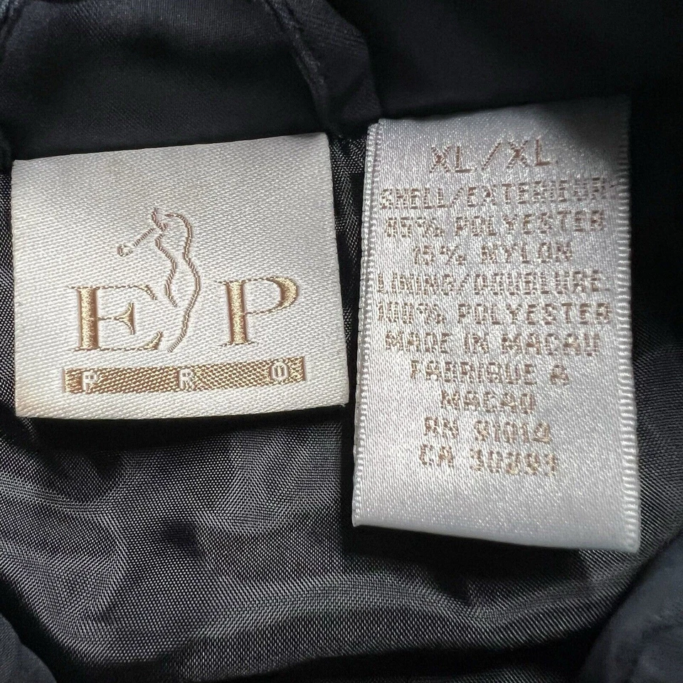 Chaleco de golf EP PRO para mujer talla XL negro acolchado sin mangas bolsillos con cremallera completa Foto 2 de 4