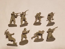 8 Conte Collectables WW2 Bloody Omaha Beach D-Day US GI Figures 54mm 1/32 Scale