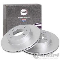 2X A.B.S. Bremsscheiben 234Mm Vorne Passend FüR Hyundai Atos