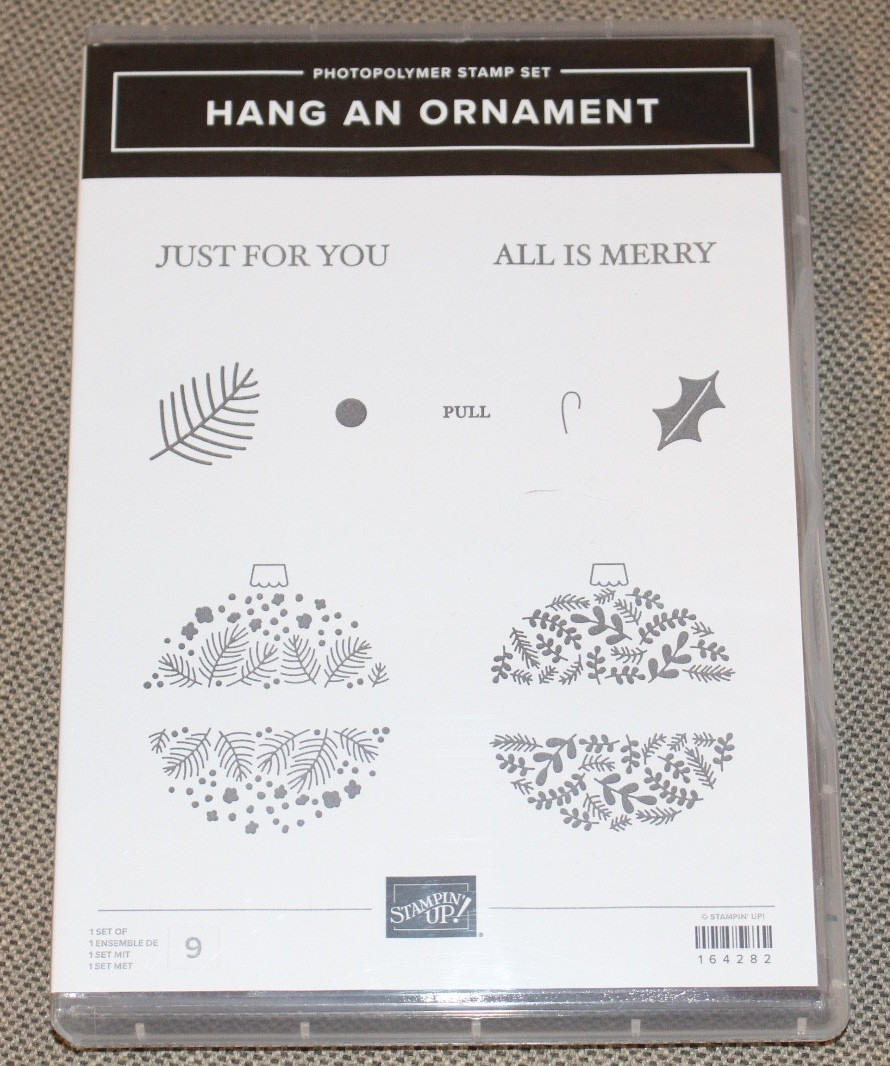 Stampin' Up! HANG AN ORNAMENT Stamp Set with Dies - Unused