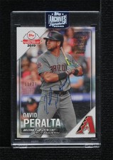 2020 Topps Archives Signature Series 11/27 David Peralta Buyback Auto 0i87