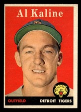 1958 TOPPS #70 AL KALINE TIGERS