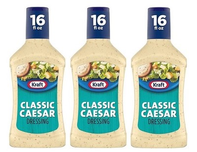 Kraft Classic Caesar Salad Dressing 3 Bottle Pack