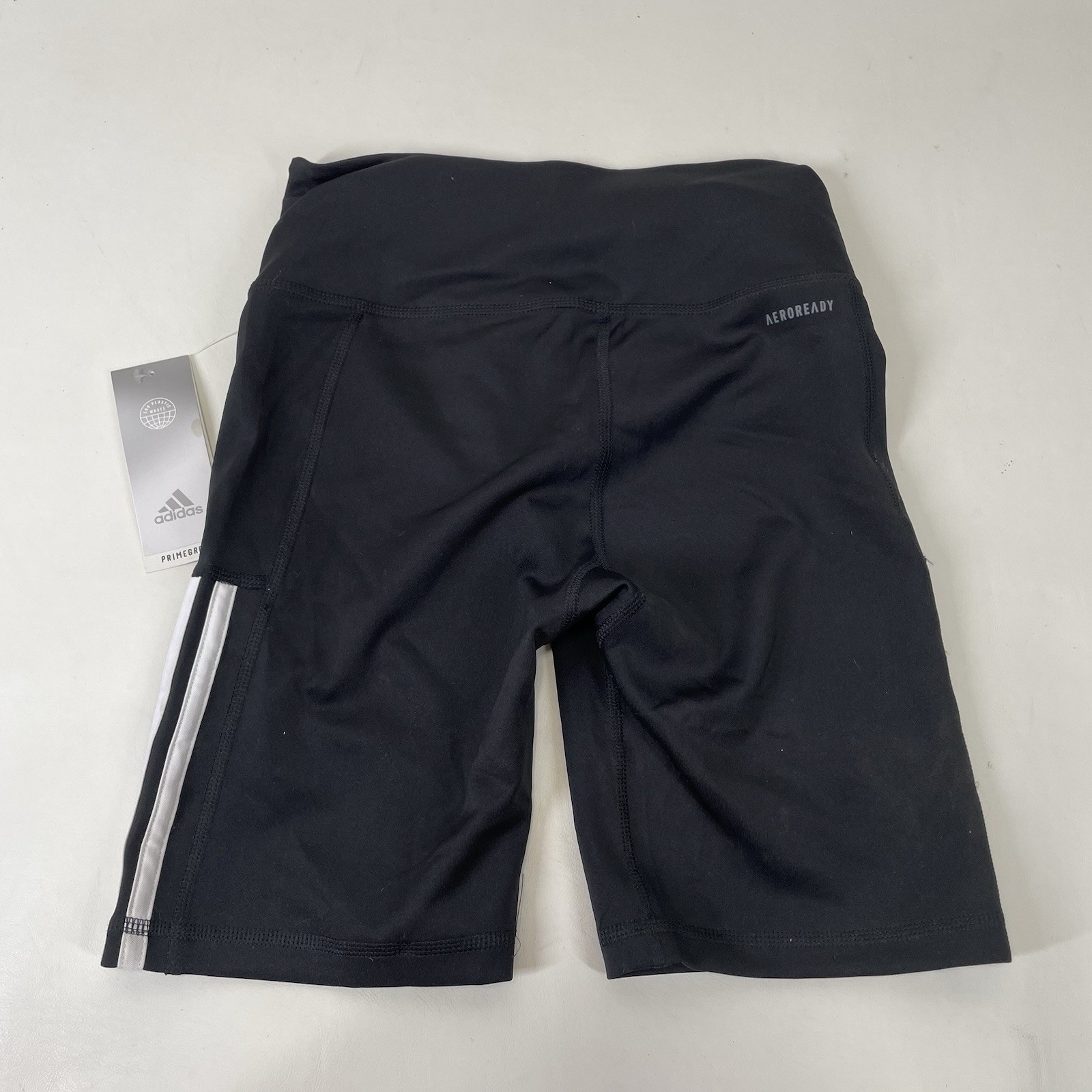 Adidas Primegreen Aeroready Tight Shorts Womens Size S Black NWT thumbnail 3