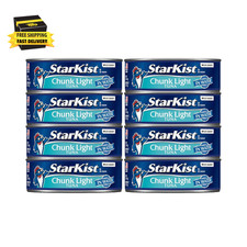 Chunk Light Tuna in Water, 5 Oz 8 Pack Canned Tuna Fish, Wild Caught, Gluten F