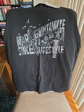 NWT Jimmy Buffett's Margaritaville Men T-Shirt Vintage Black 1977 LIFESTYLE sz L
