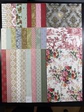 30 Anna Griffin 8x12 Assorted Cardstock Sheets 23 Double Sided