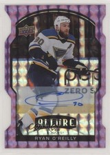 2020-21 Upper Deck Allure Purple Diamond Auto 10/10 Ryan O'Reilly #37 Auto 1qa6