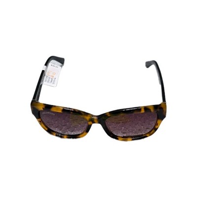 Flower Chloe Polarized Sunglasses Rx'able Black Tortoise Frame 53-16-140 Scratch