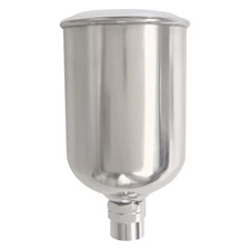 Titan Tools 150 ml Stainless Steel Gravity Feed Cup w Lid