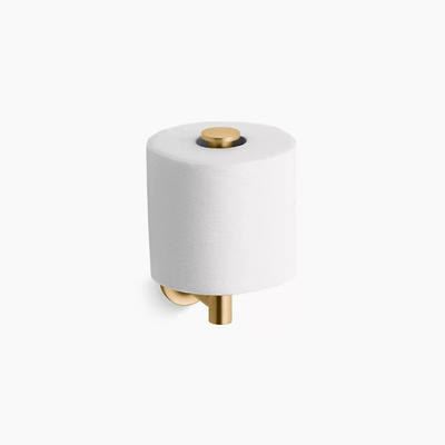 #ad KOHLER Purist Toilet Paper Holder in Vibrant Brushed Moderne Brass 14444 2MB $149.99