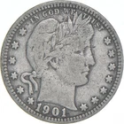 1901 Barber Quarter Average Circ *0618