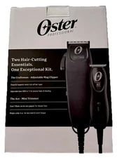Oster Professional Combo Hair Cutting Kit, Adjustable Clipper & Ace Mini Trimmer