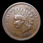 1866 Indian Cent Penny ---- Nice Rare Coin ---- #KK566