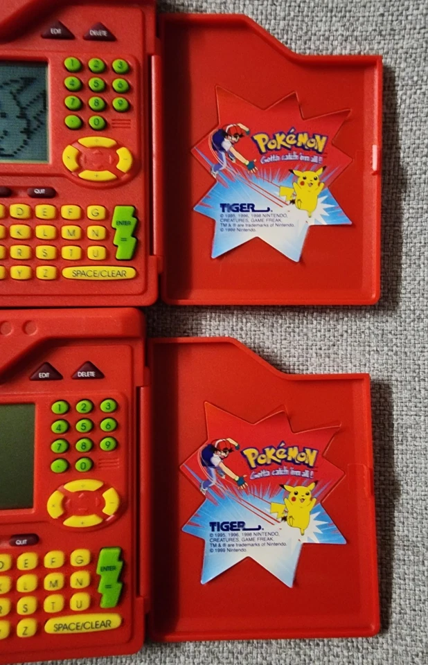 Pokemon 1999 Tiger Pokedex x 2 - image 2 of 4
