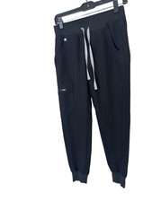 FIGS Technical Collection Pants Womens XS/P Black Zamora Jogger Scrub Pockets