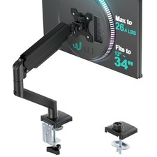 Single Monitor Mount for 13-34 inch Screens, Adjustable Gas Spring Single Mon...