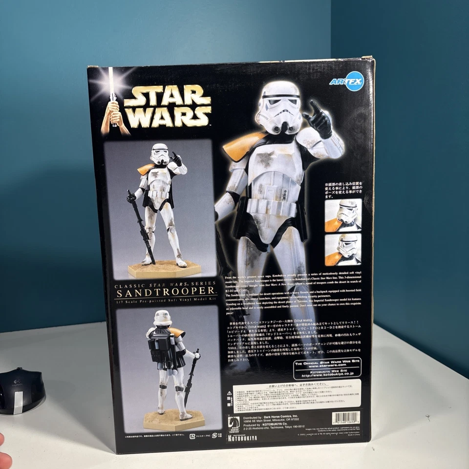 Estatua modelo Star Wars Kotobukiya ArtFX Stormtrooper (Luke) Snap Fit escala 1/7 Foto 3 de 4