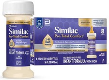 Similac Pro Total Comfort Infant 8X, 2oz Bottles Ready To Feed Formula w/Iron