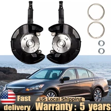 2PCS Front Wheel Bearing Hub Knuckle Assembly For 2008-12 Honda Accord 2.4L 3.5L