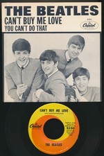 Beatles VINTAGE 1964 RARE U.S. 'CAN'T BUY ME LOVE' PICTURE SLEEVE WITH 45!