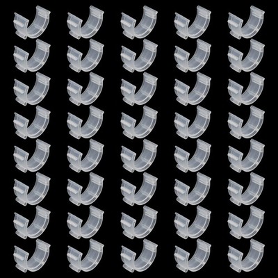 100 Pcs Clear Sewing Bobbin Clips, Small Bobbin Holder Plastic Thread Clamps ...