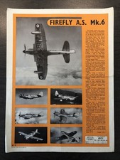 Aircraft Recognition Warning Poster - 1955 - Firefly A.S Mk.6 - No 6521