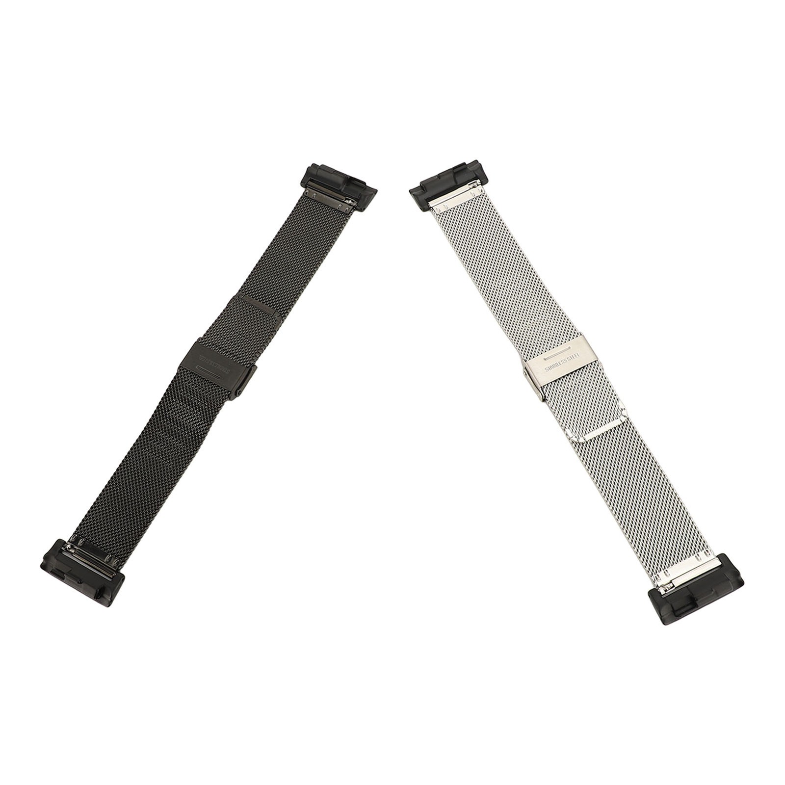 2pcs Metal Watch Band Compatible For Watch D 22mm Mesh Wrist Strap Bracelet