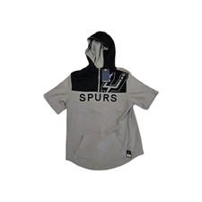 Majestic Fanatics NBA San Antonio Spurs Hoodie Warmup Shirt Mens Size M Pullover