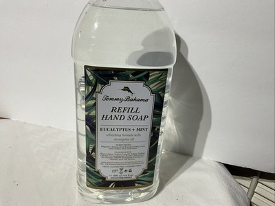 Tommy Bahamas EUCALYPTUS & MINT EXTRA EXTRA LARGE Hand Soap Refill 64 ounce New
