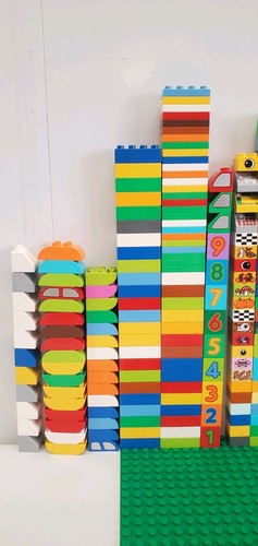 Huge Lego Duplo Lot of 425+ Pieces Parts People Animals Printed Mixed Base Plate - Picture 14 of 14