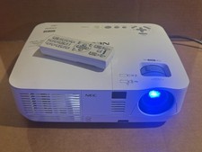 NEC V300W DLP WXGA Projector 3000 ANSI 1080i HD 3D Ready HDMI w/Remote 122 Hours