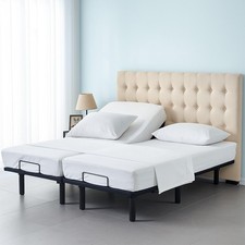 Split California King Sheets Sets for Adjustable Bed, Premium Cotton Split Ca...