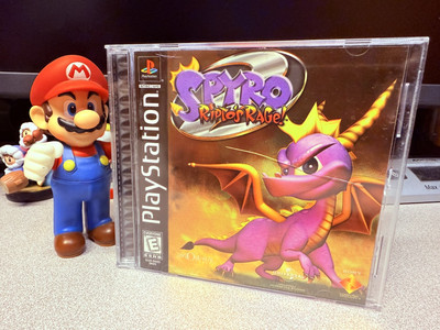 Spyro 2 : Ripto s Rage - GOLD - PS1 (1999) BLACK LABEL - Pre-Owned - CIB *WORKS*