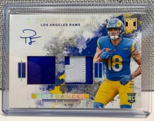 2025 Panini Impeccable Elegance Rookie Helmet & Auto - Terrance Ferguson /60 RPA