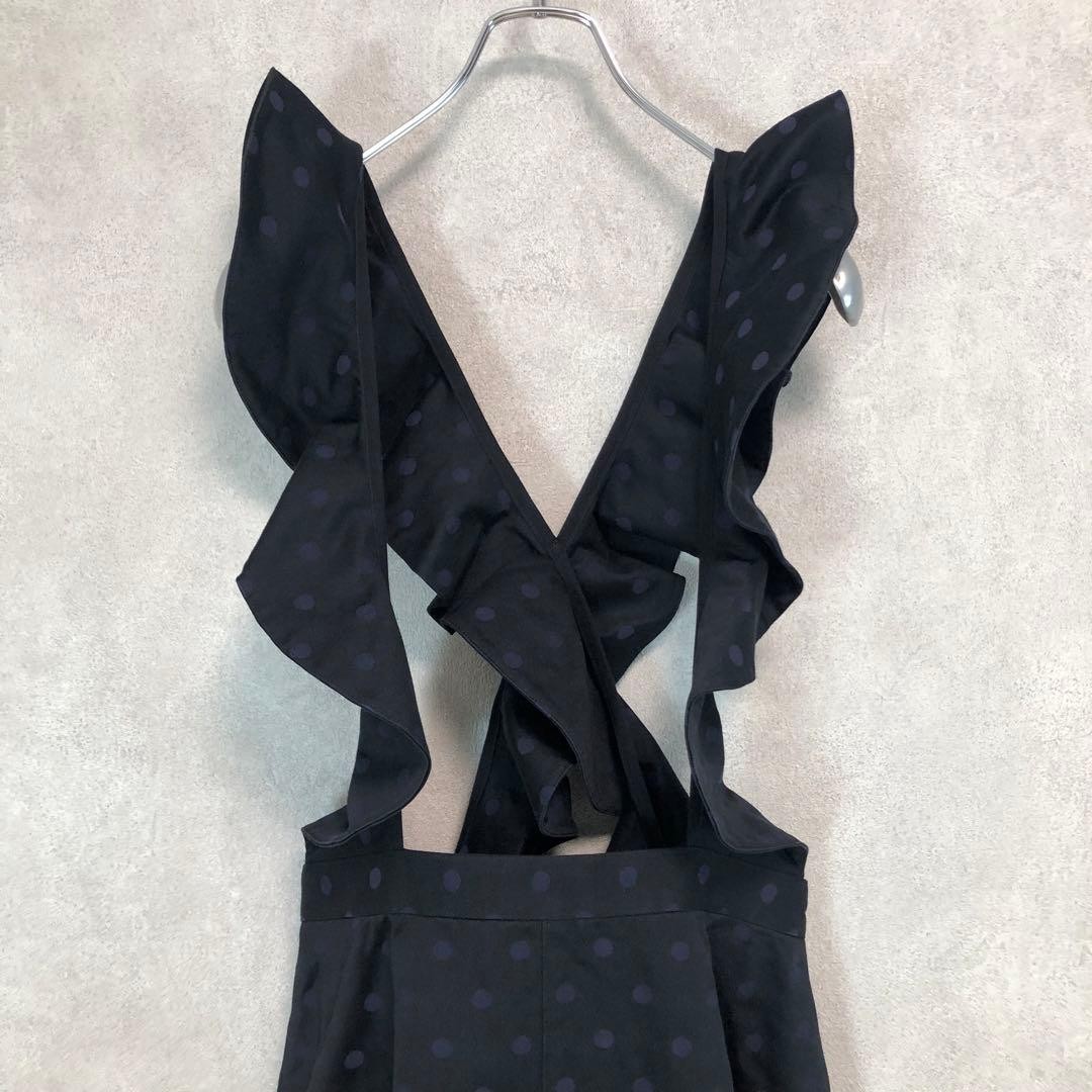 Tricot Comme Des Garcons 2020Ss Polka-Dot Dress Black Navy Women