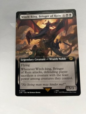 Witch-king, Bringer of Ruin (Extended Art) Universes Beyond: the Lord of the...