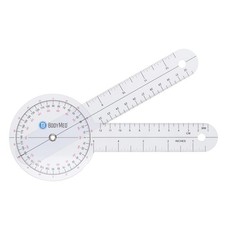 BodyMed 8 Inch Medical Spinal Goniometer Measurer &ndash; 360&deg; ISOM Calibrated Scales