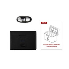 Battery Charger for DJI Action 6/5 Pro/4/3 Dual Slot Fast Charging Case w/Cable