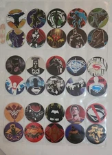 BATMAN VS SUPERMAN TAZOS COMPLETE SET 150/150 SABRITAS MEXICO 2016 POGS FLIPS